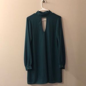 Nordstrom Green Long Sleeve Dress